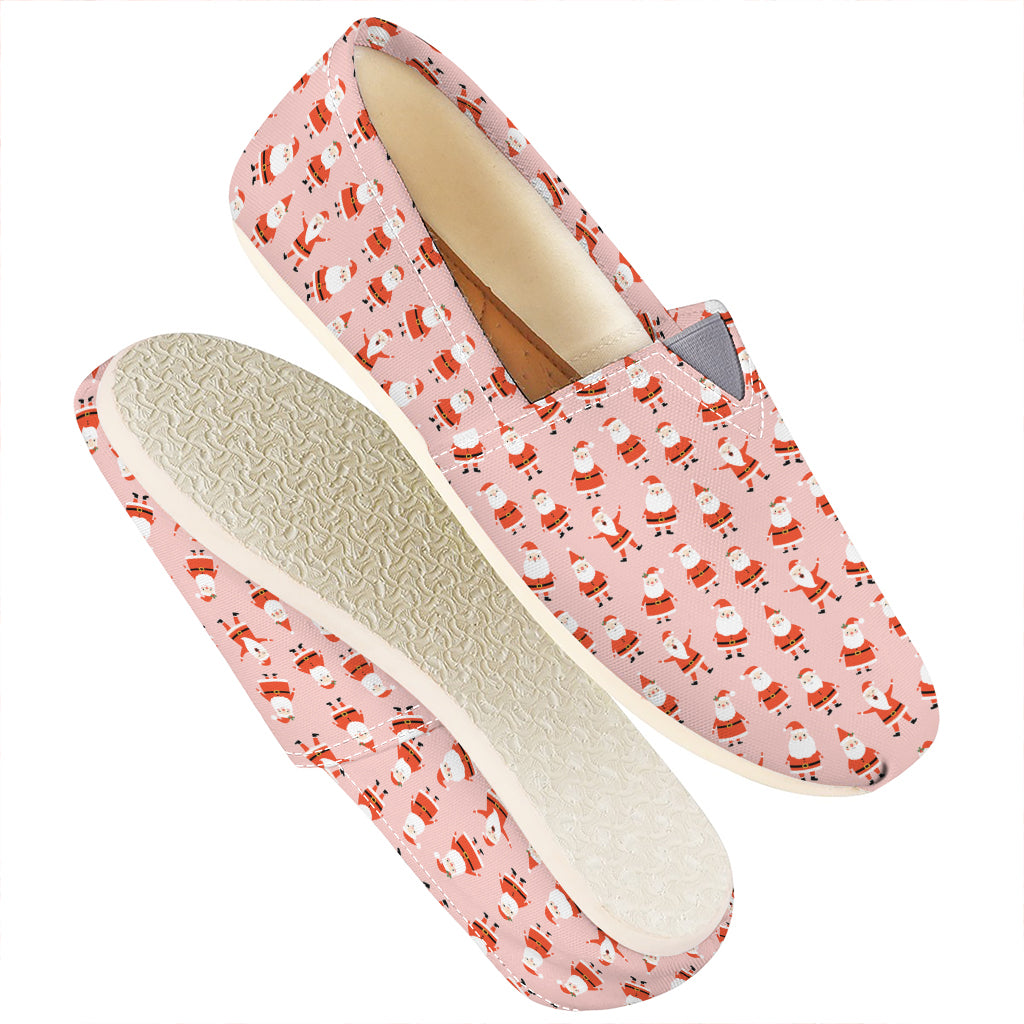 Cute Santa Claus Pattern Print Casual Shoes