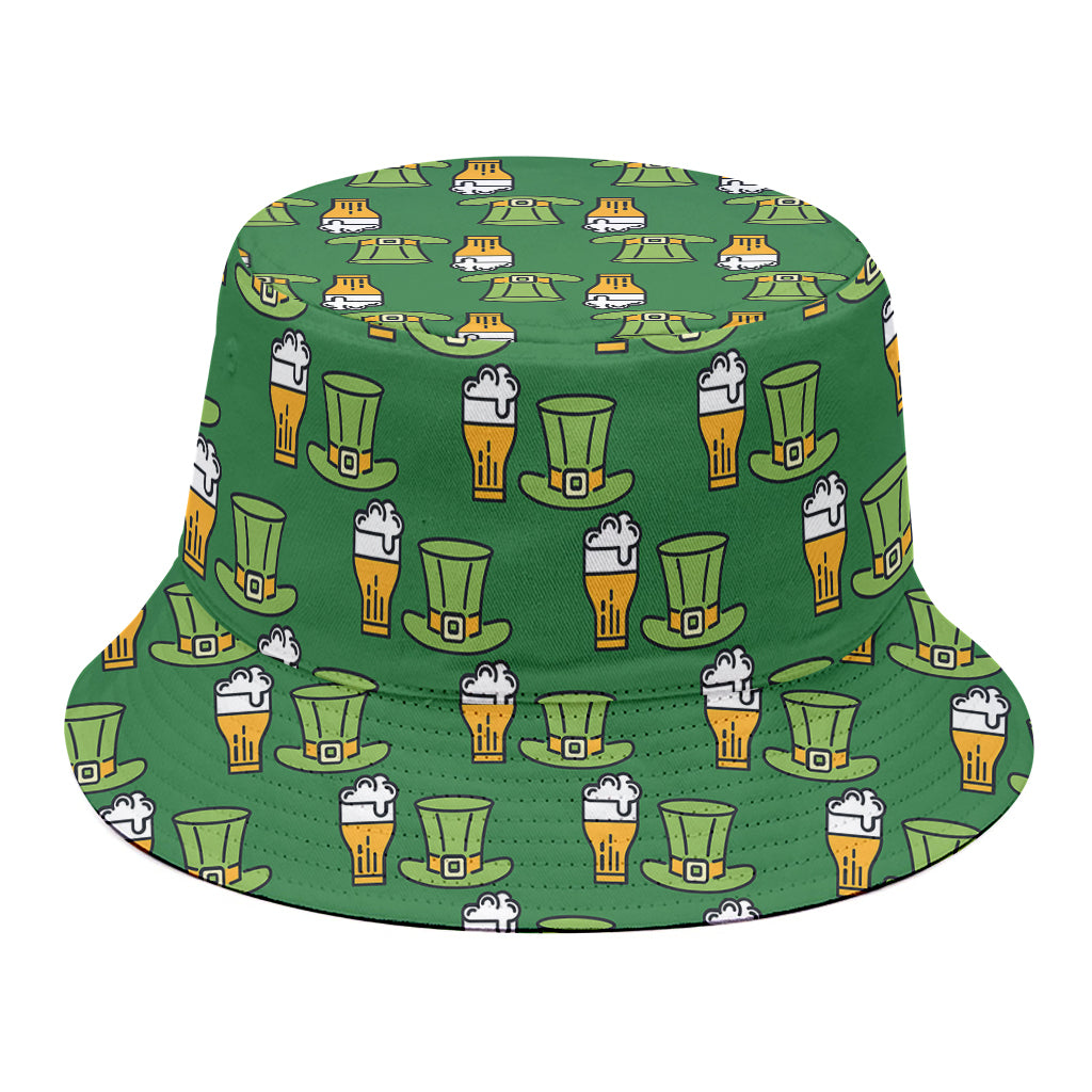 Cute Shamrock Saint Patrick's Day Print Bucket Hat
