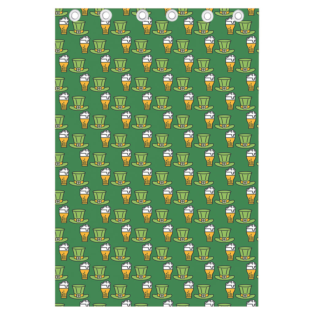 Cute Shamrock Saint Patrick's Day Print Curtain