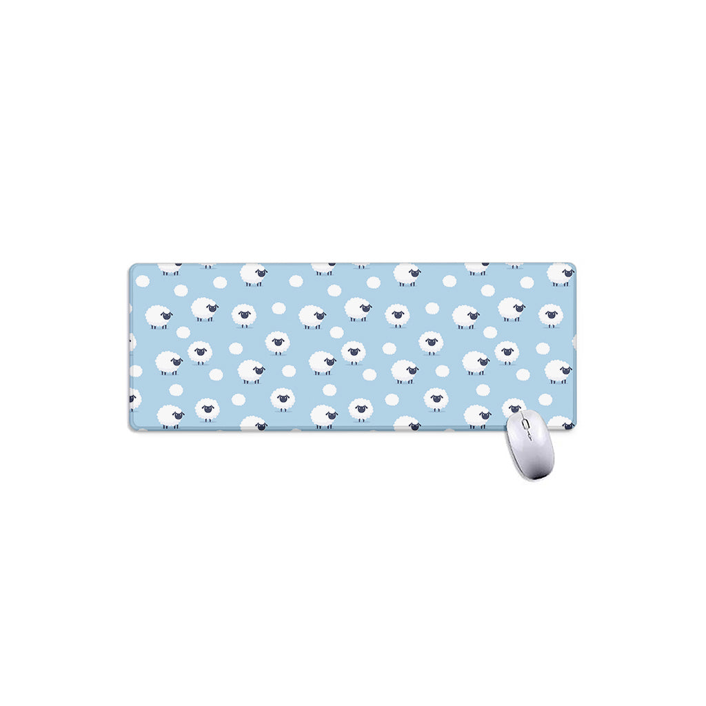 Cute Sheep Pattern Print Extended Mouse Pad