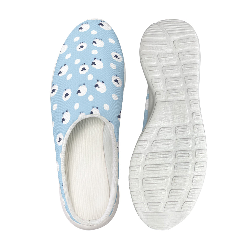 Cute Sheep Pattern Print Mesh Casual Shoes