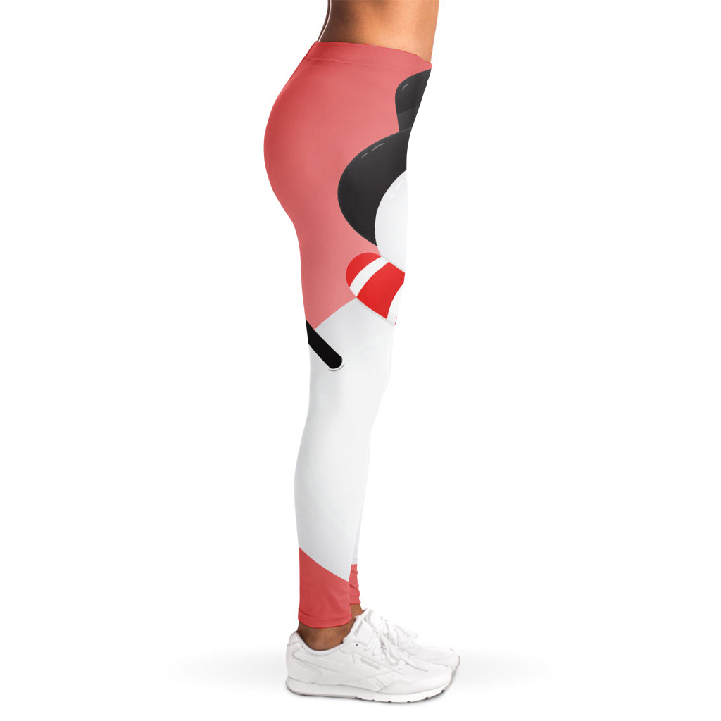 Cute Snowman Print Women's Leggings