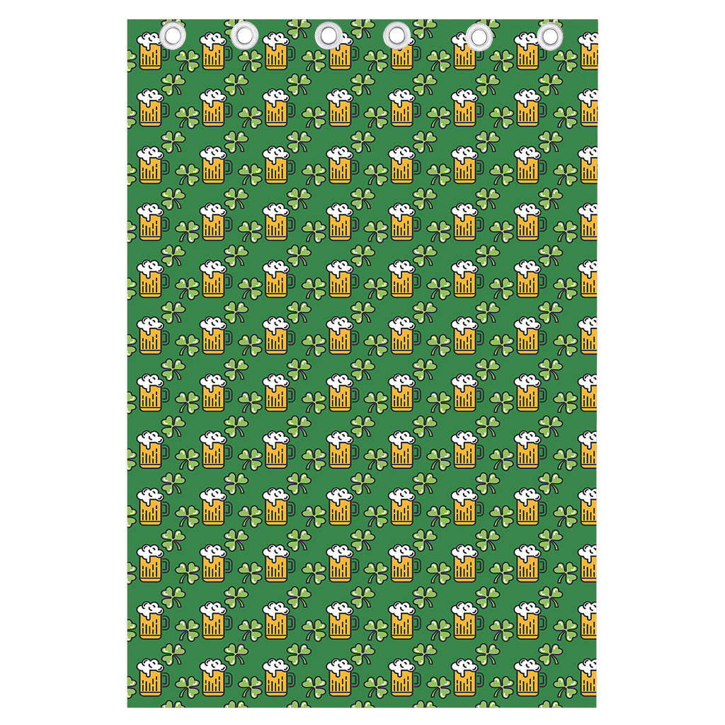 Cute St. Patrick's Day Pattern Print Curtain