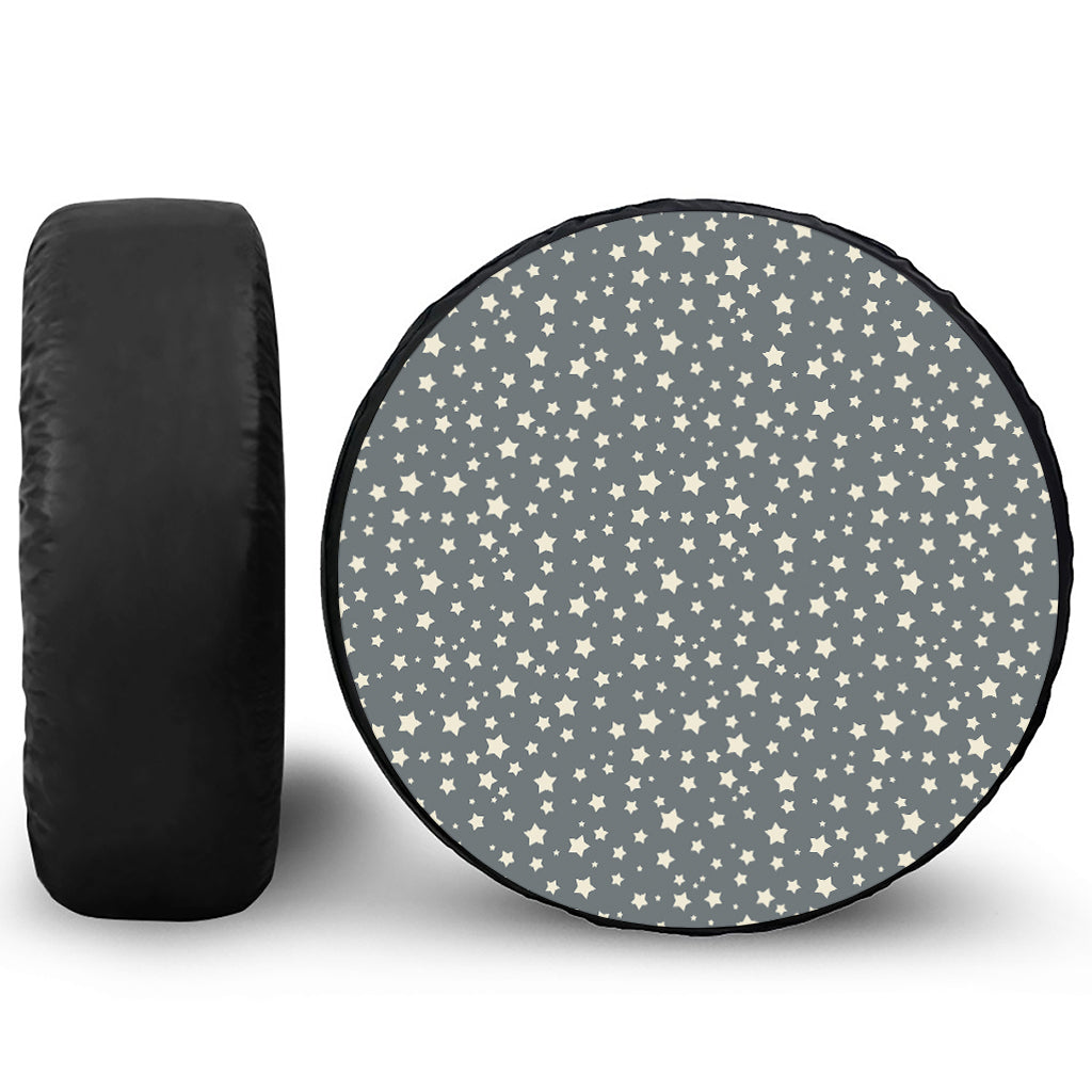 Cute Star Pattern Print Tire Cover