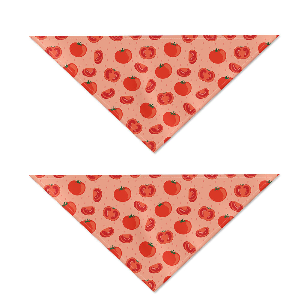 Cute Tomato Pattern Print Dog Bandana
