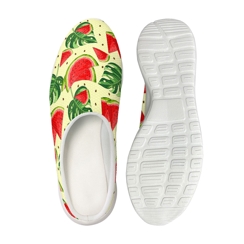 Cute Tropical Watermelon Pattern Print Mesh Casual Shoes
