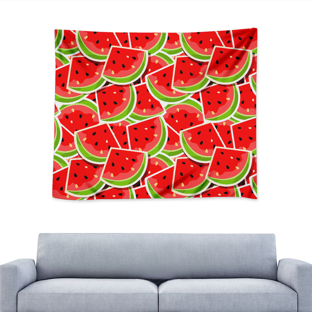 Cute Watermelon Slices Pattern Print Tapestry