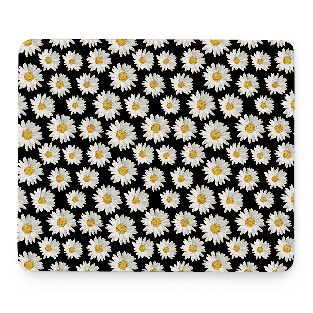 Daisy Flower Pattern Print Mouse Pad