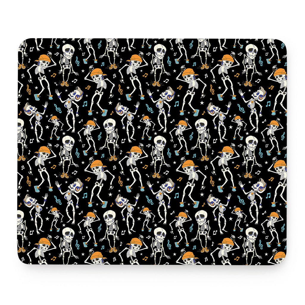 Dancing Skeleton Party Pattern Print Mouse Pad