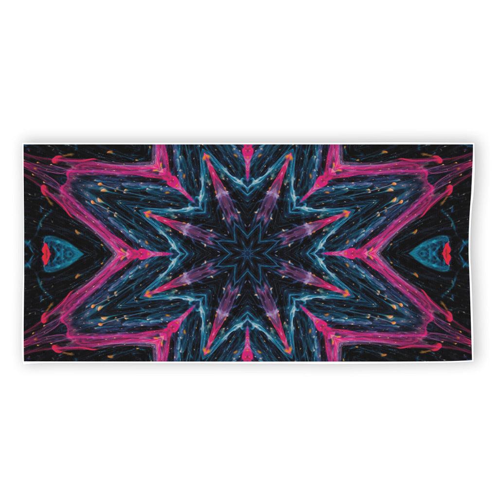 Dark Cloud Kaleidoscope Print Beach Towel