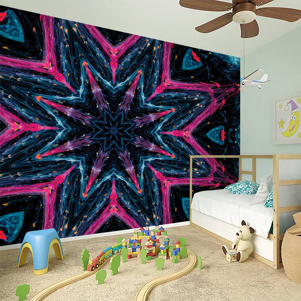 Dark Cloud Kaleidoscope Print Wall Sticker