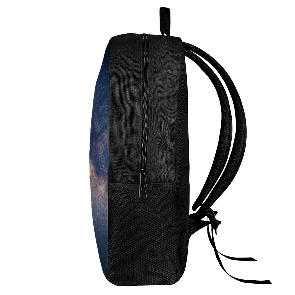 Dark Milky Way Galaxy Space Print 17 Inch Backpack