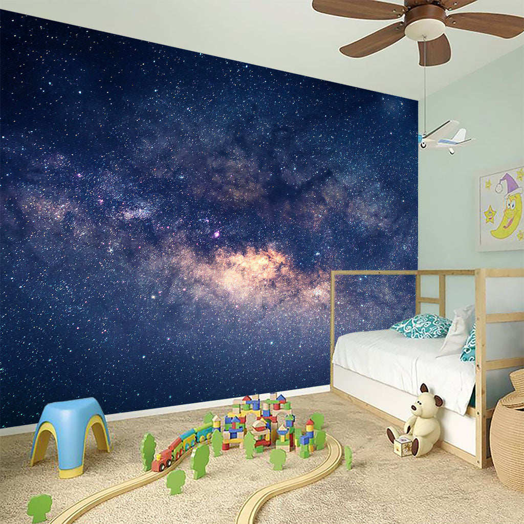 Dark Milky Way Galaxy Space Print Wall Sticker