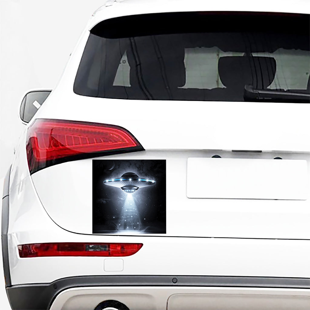 Dark Night UFO Print Car Sticker