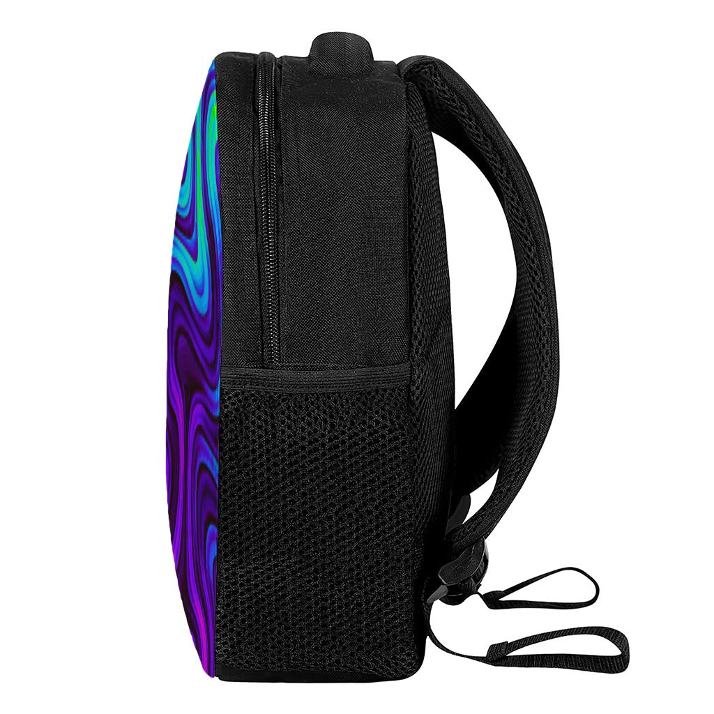 Dark Psychedelic Trippy Print Casual Backpack
