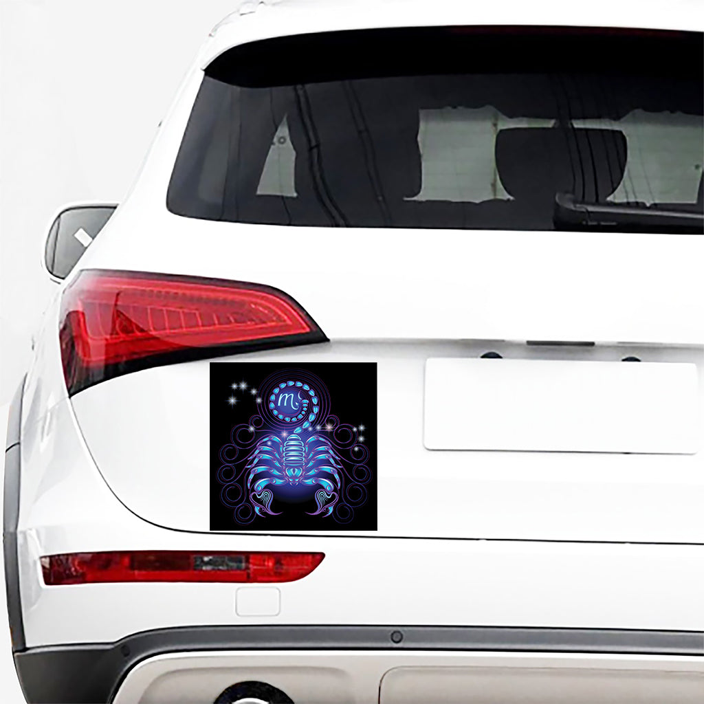 Dark Scorpio Zodiac Sign Print Car Sticker