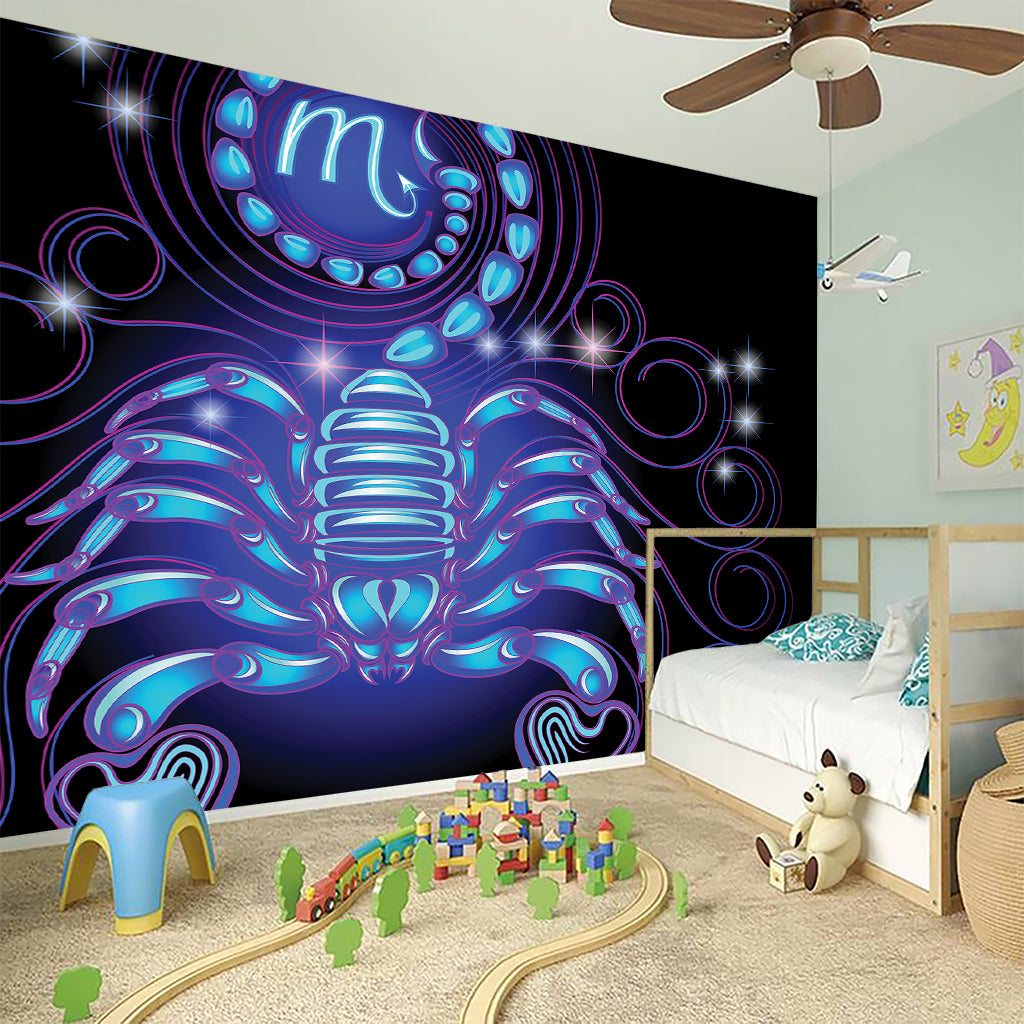 Dark Scorpio Zodiac Sign Print Wall Sticker