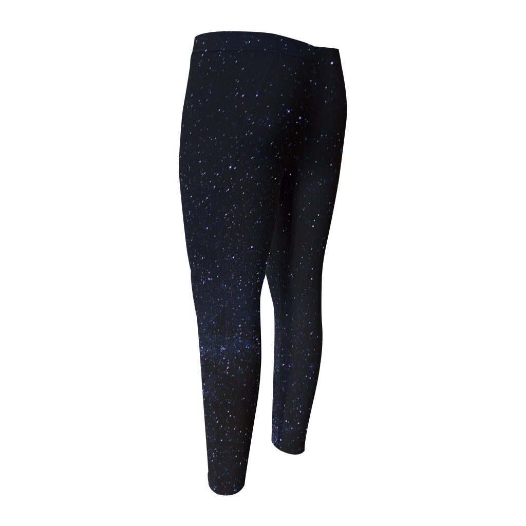 Dark Space Print Men's Compression Pants