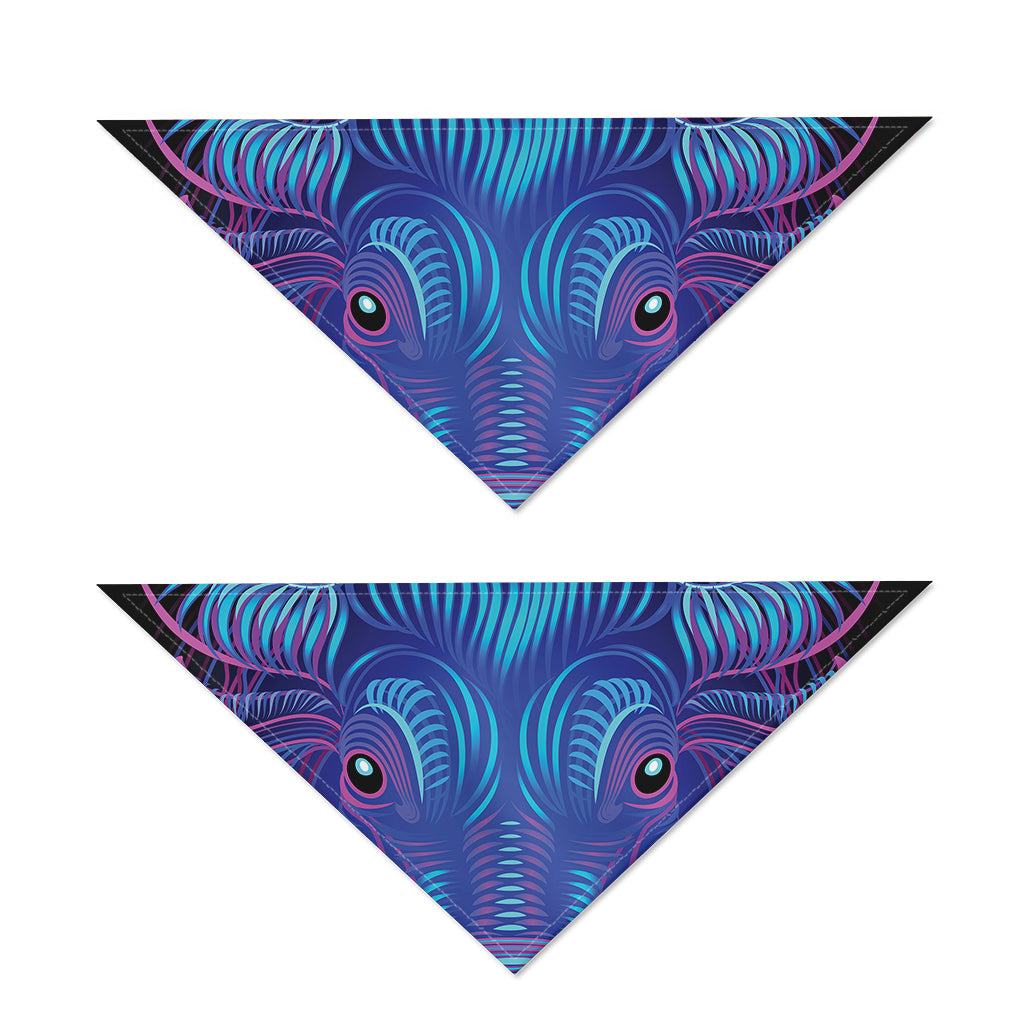 Dark Taurus Zodiac Sign Print Dog Bandana