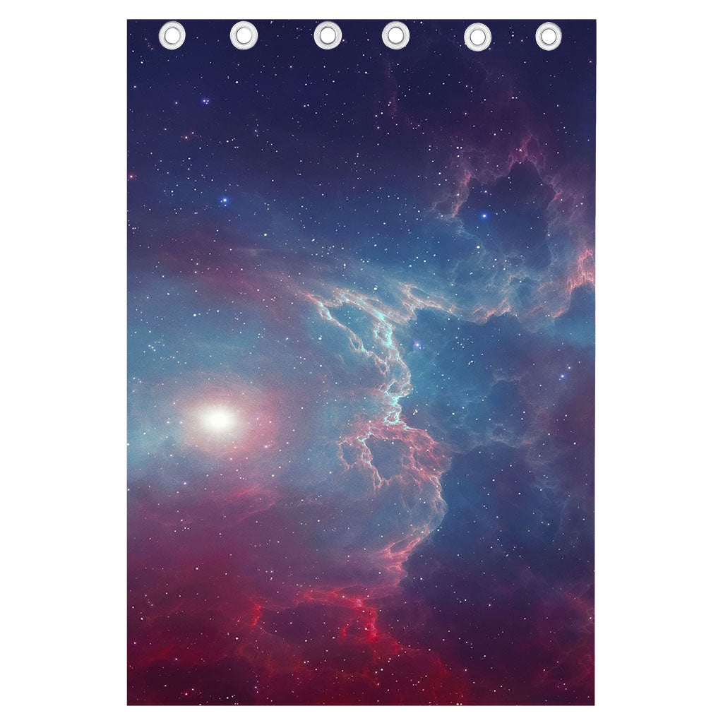 Dark Universe Galaxy Deep Space Print Curtain