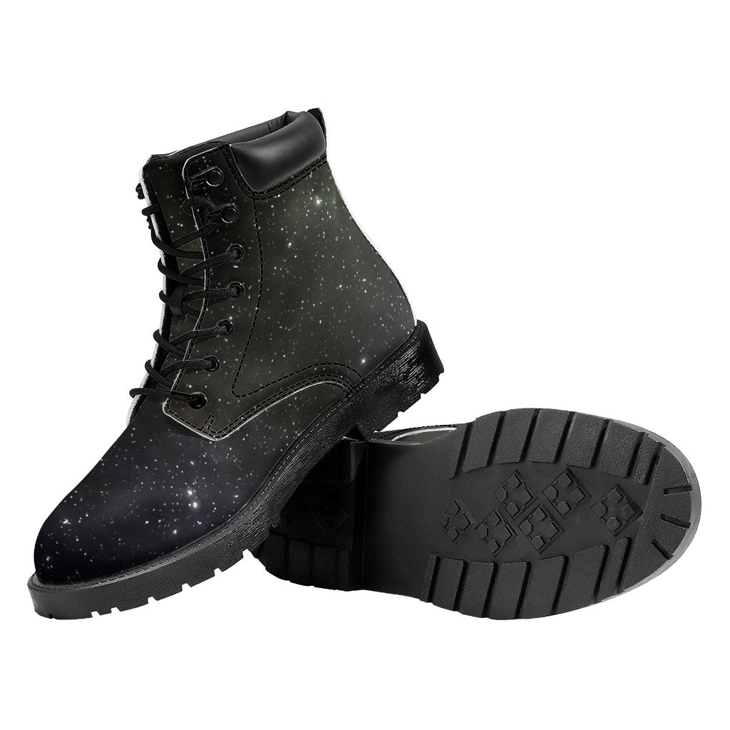 Dark Universe Galaxy Outer Space Print Work Boots