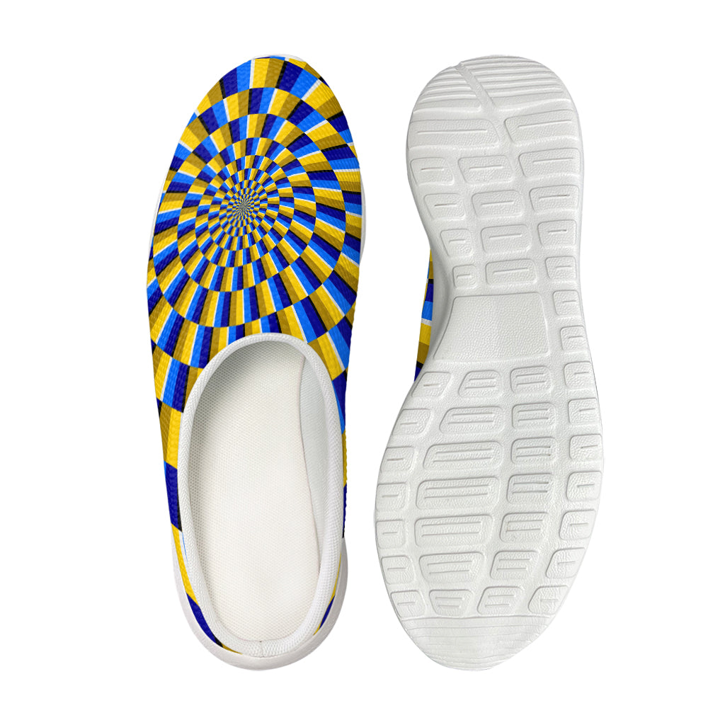 Dartboard Moving Optical Illusion Mesh Casual Shoes