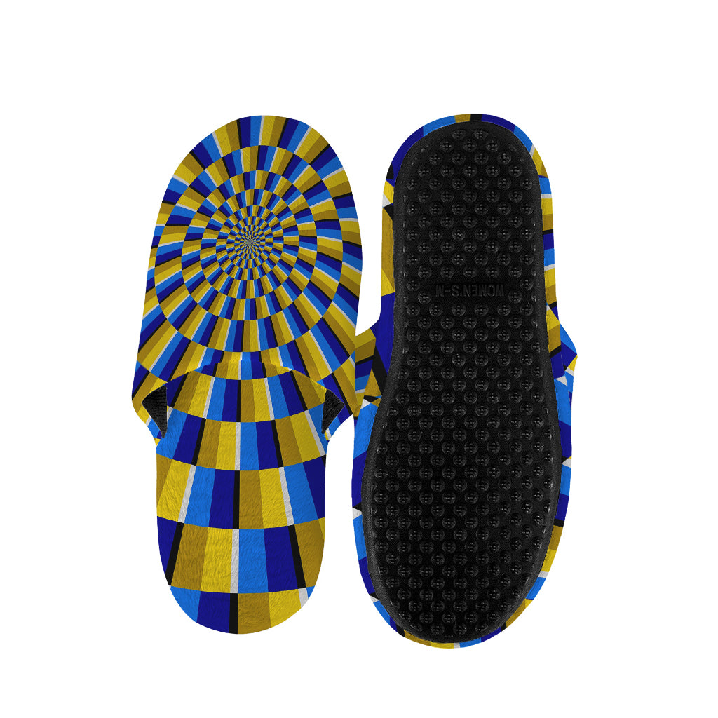 Dartboard Moving Optical Illusion Slippers