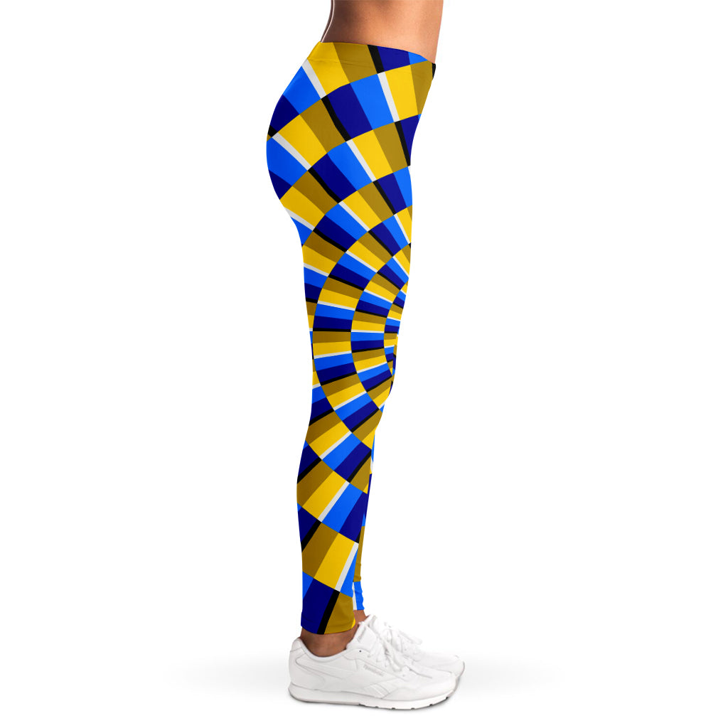 Dartboard Moving Optical Illusion Women's Leggings