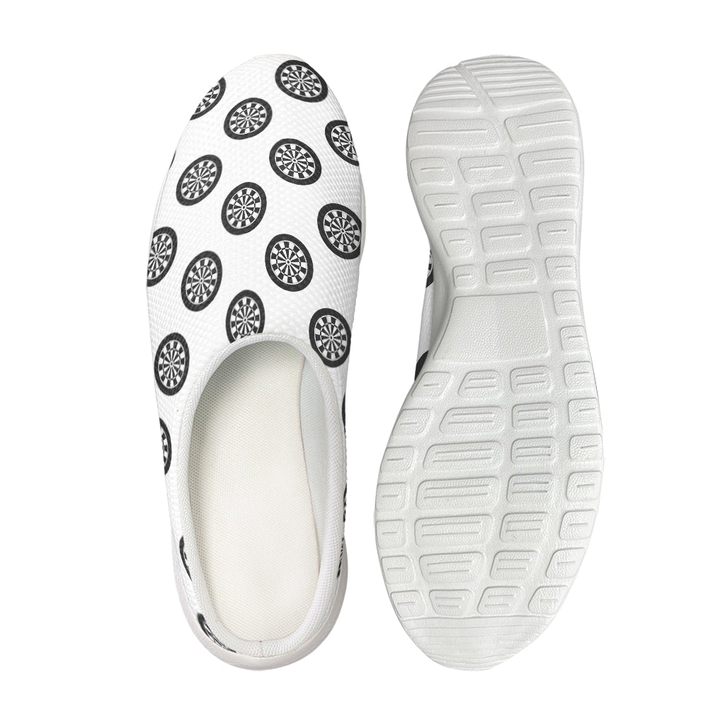 Dartboard Pattern Print Mesh Casual Shoes