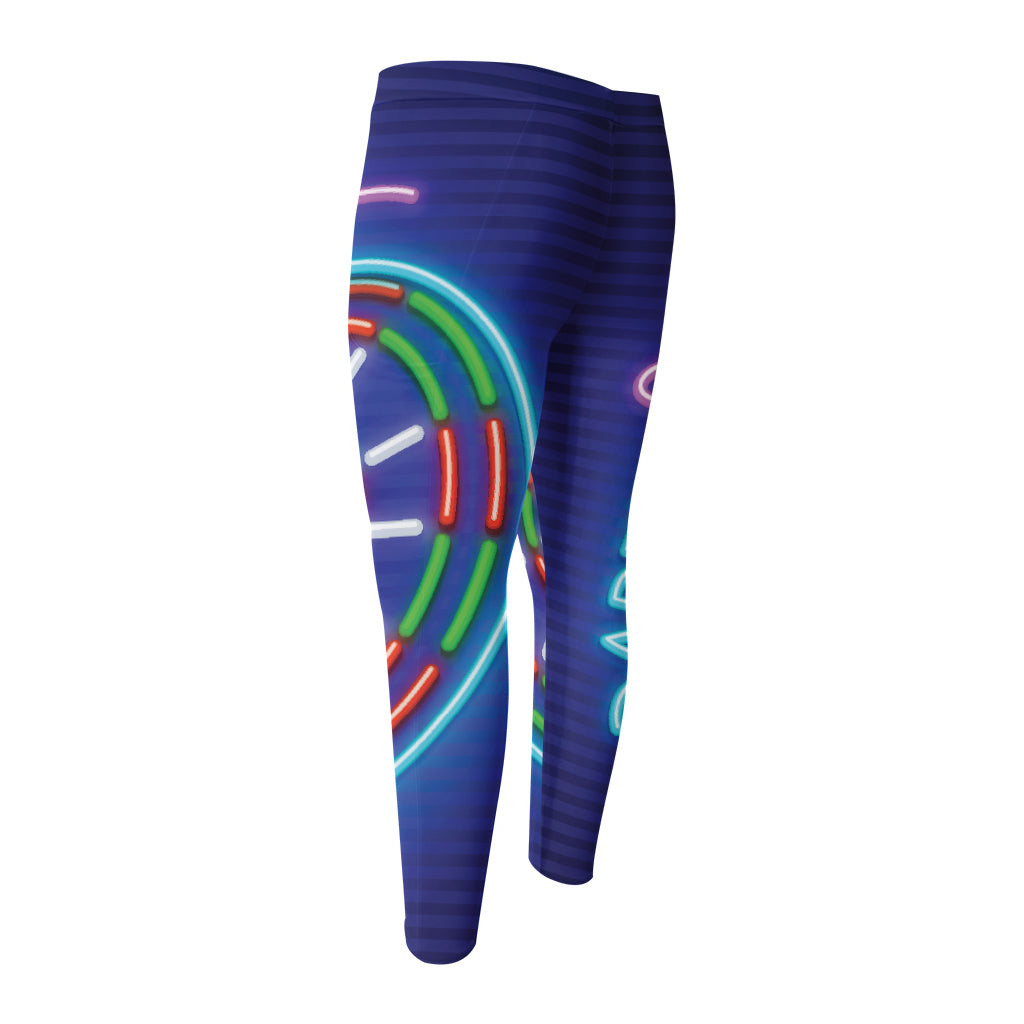 Darts Bar Sign Print Men's Compression Pants