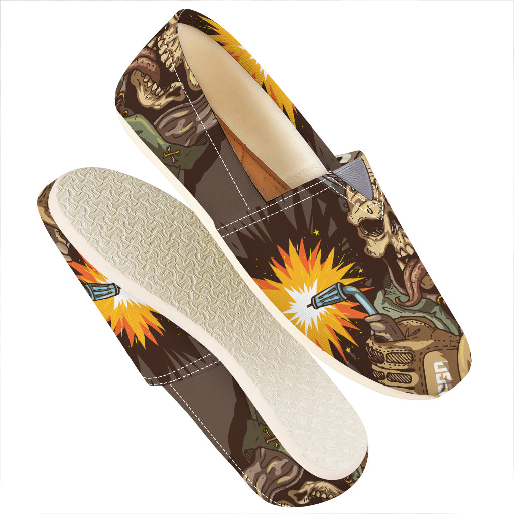 Dead Welder Print Casual Shoes