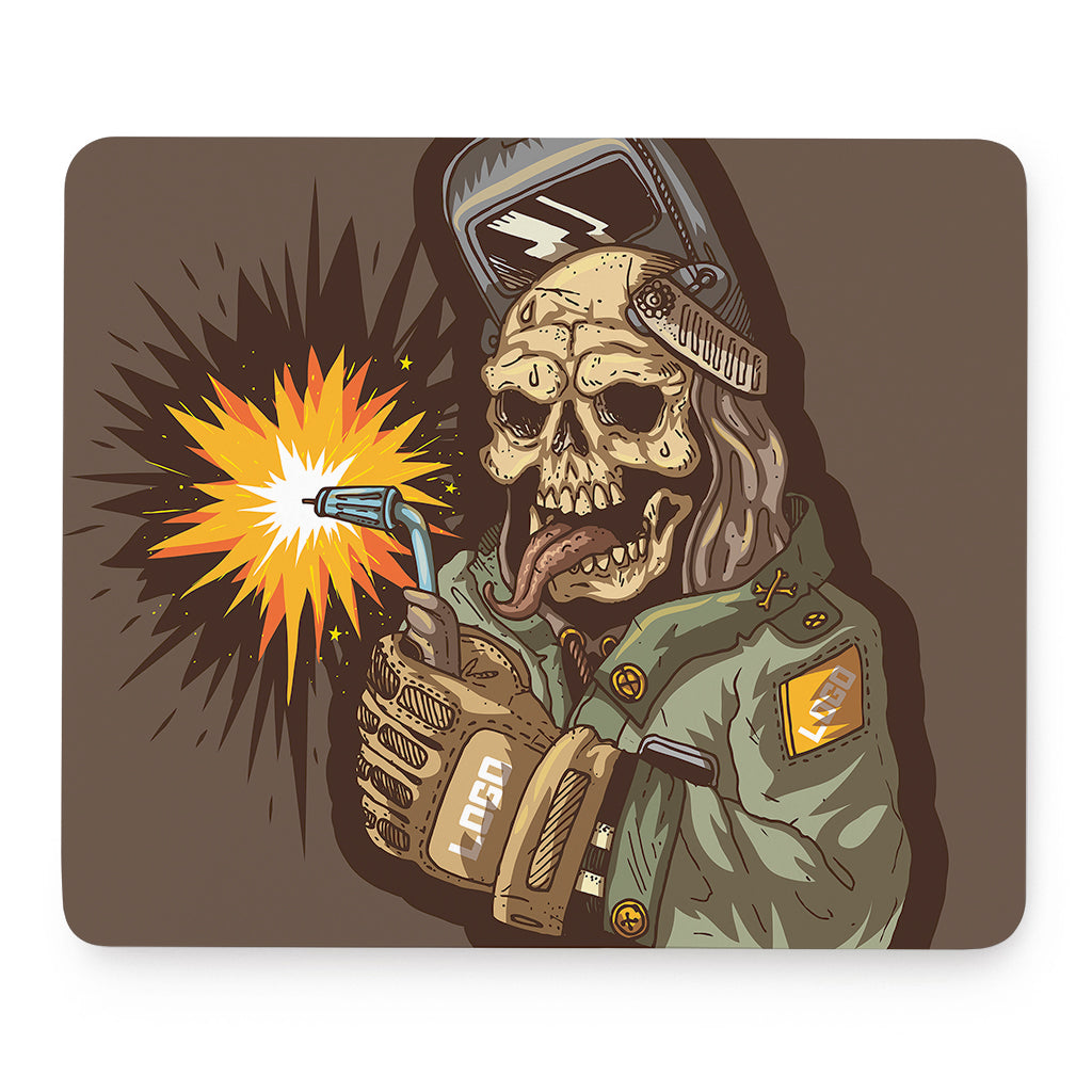 Dead Welder Print Mouse Pad
