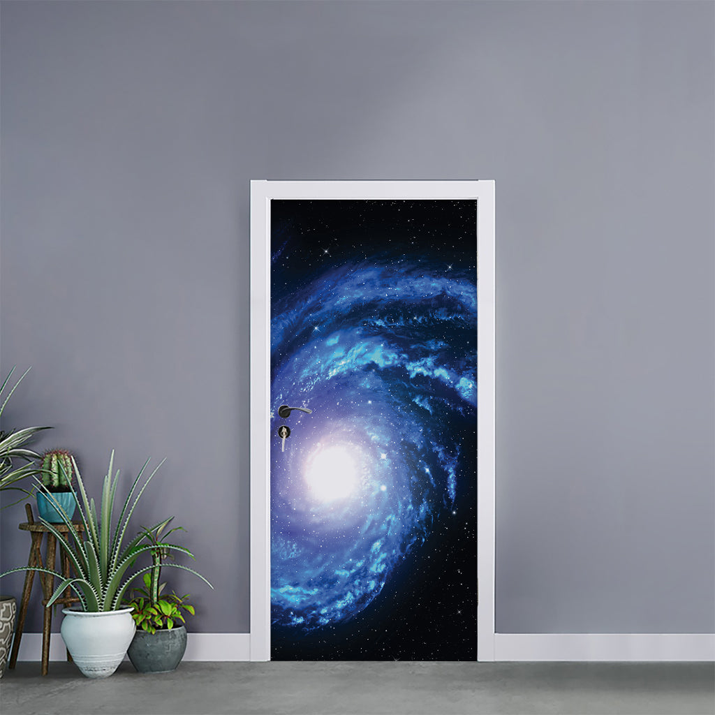 Deep Space Milky Way Print Door Sticker