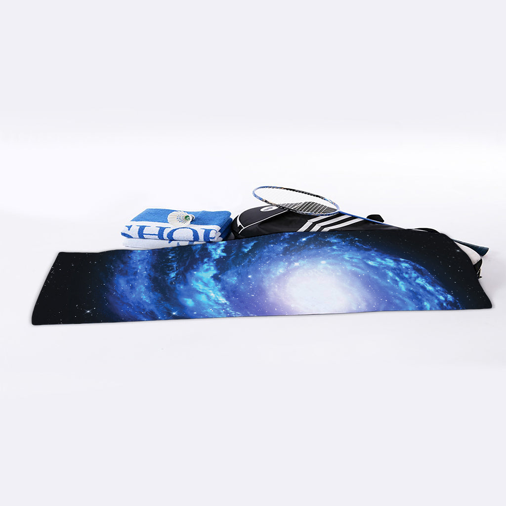 Deep Space Milky Way Print Sports Towel