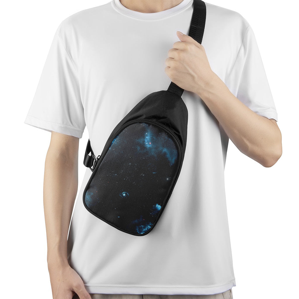 Deep Space Print Chest Bag