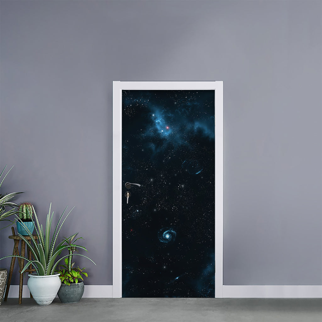 Deep Space Print Door Sticker