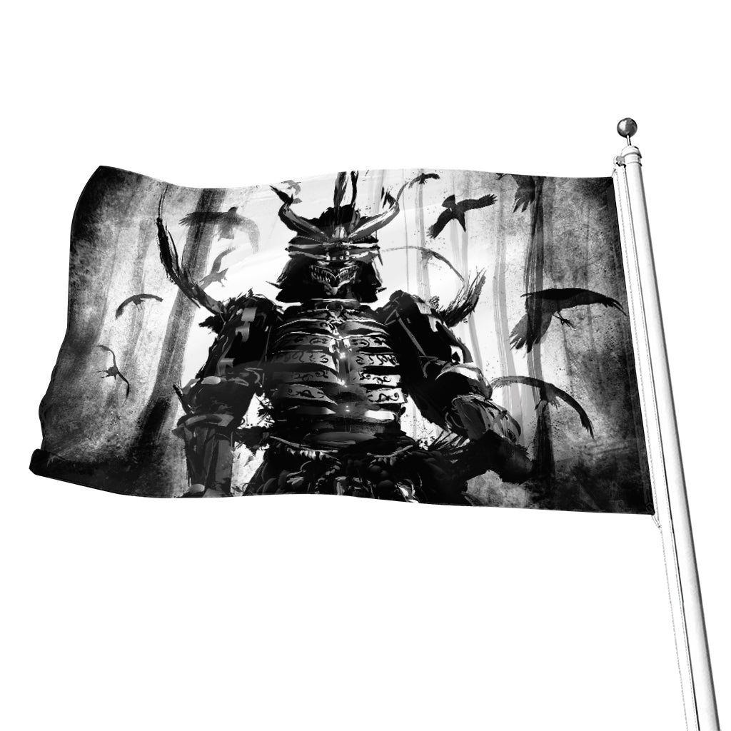 Demon Samurai Print Flag