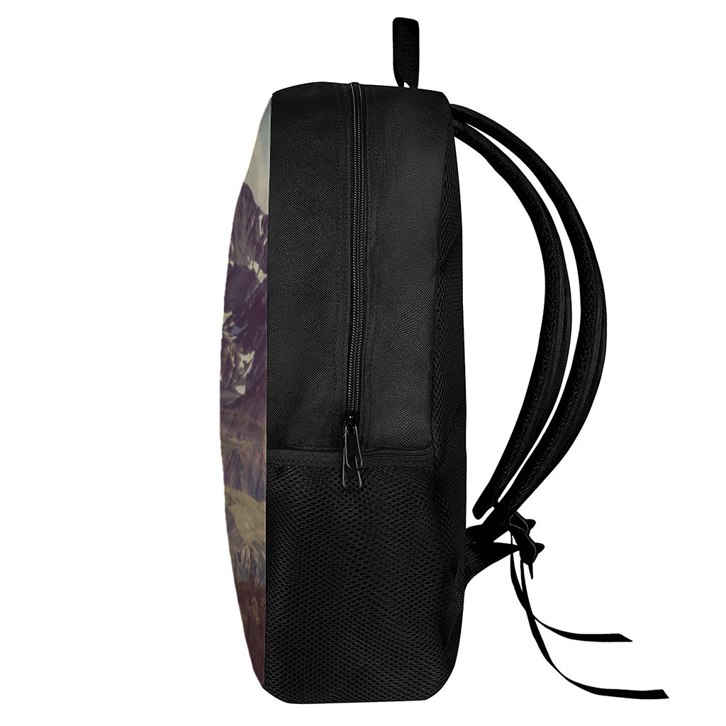 Denali Mountain Print 17 Inch Backpack