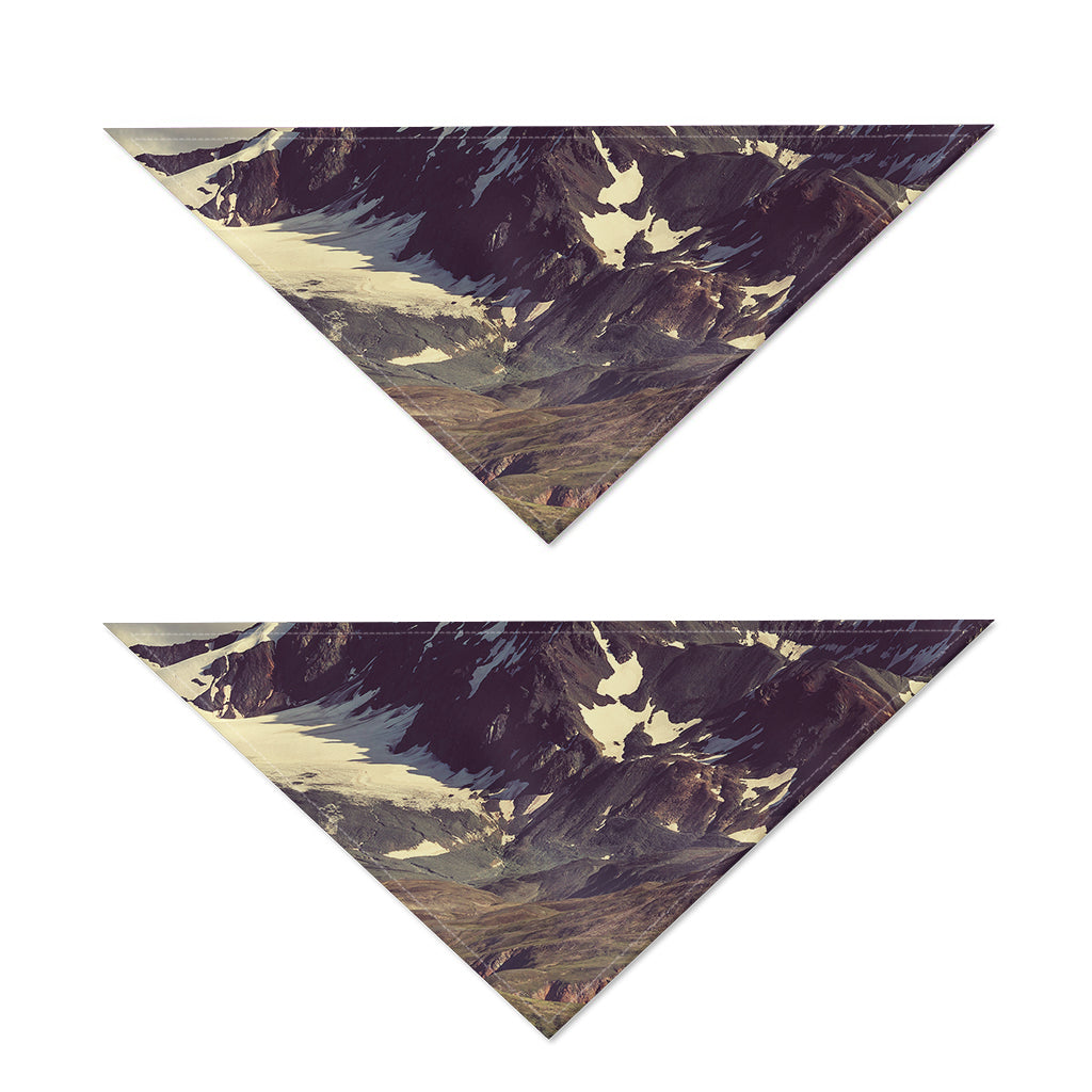 Denali Mountain Print Dog Bandana