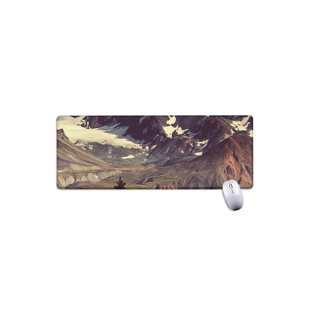 Denali Mountain Print Extended Mouse Pad