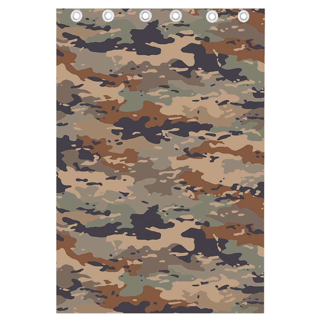 Desert Camouflage Print Curtain