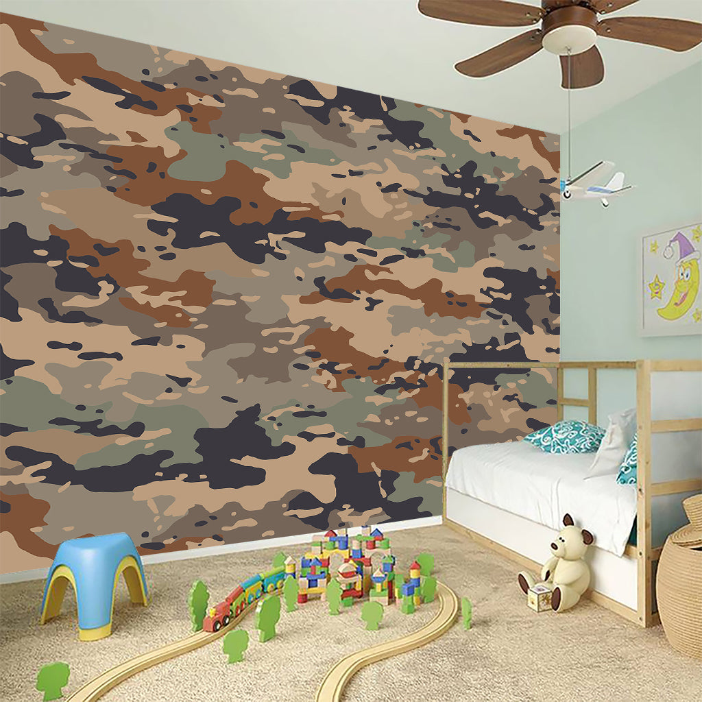 Desert Camouflage Print Wall Sticker