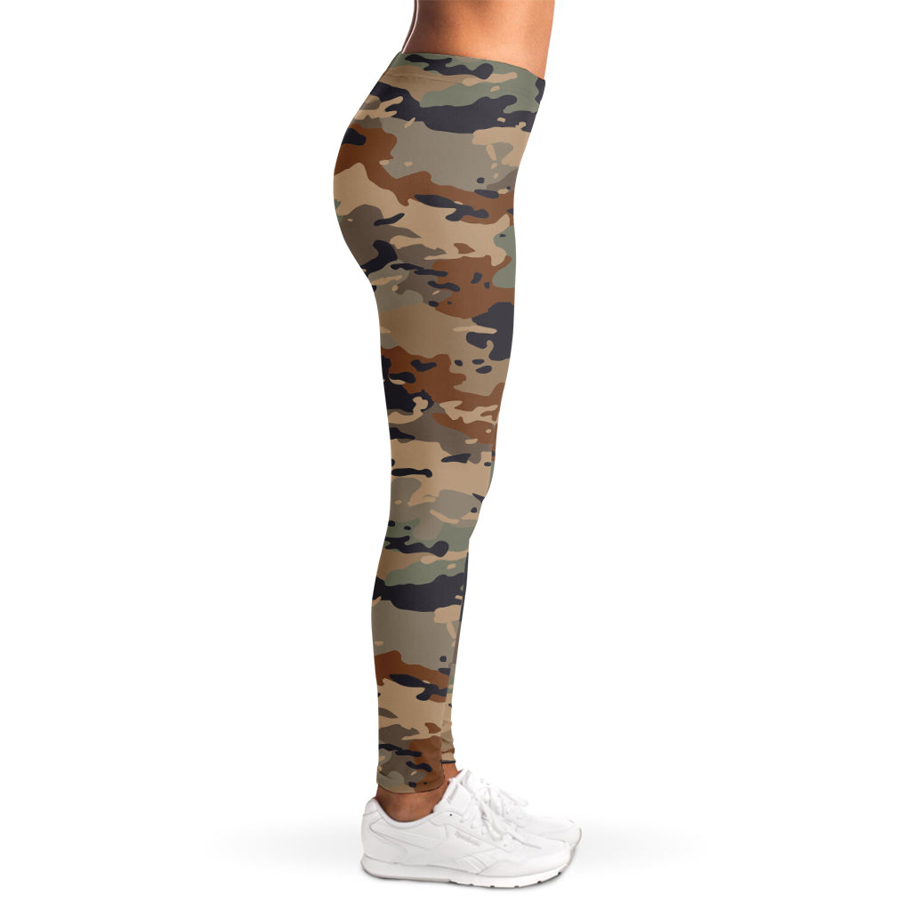 Desert Camouflage Print Women's Leggings