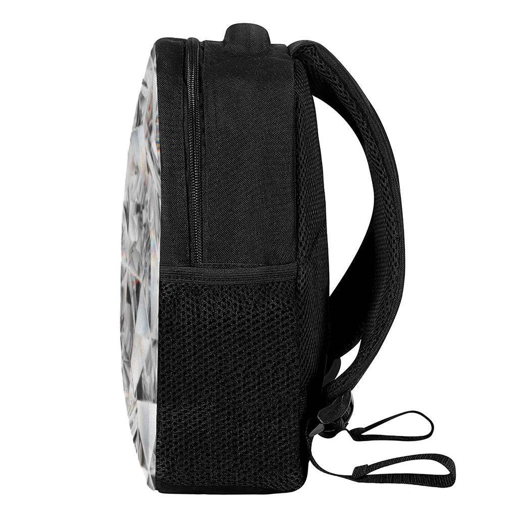 Diamond Artwork Print Casual Backpack
