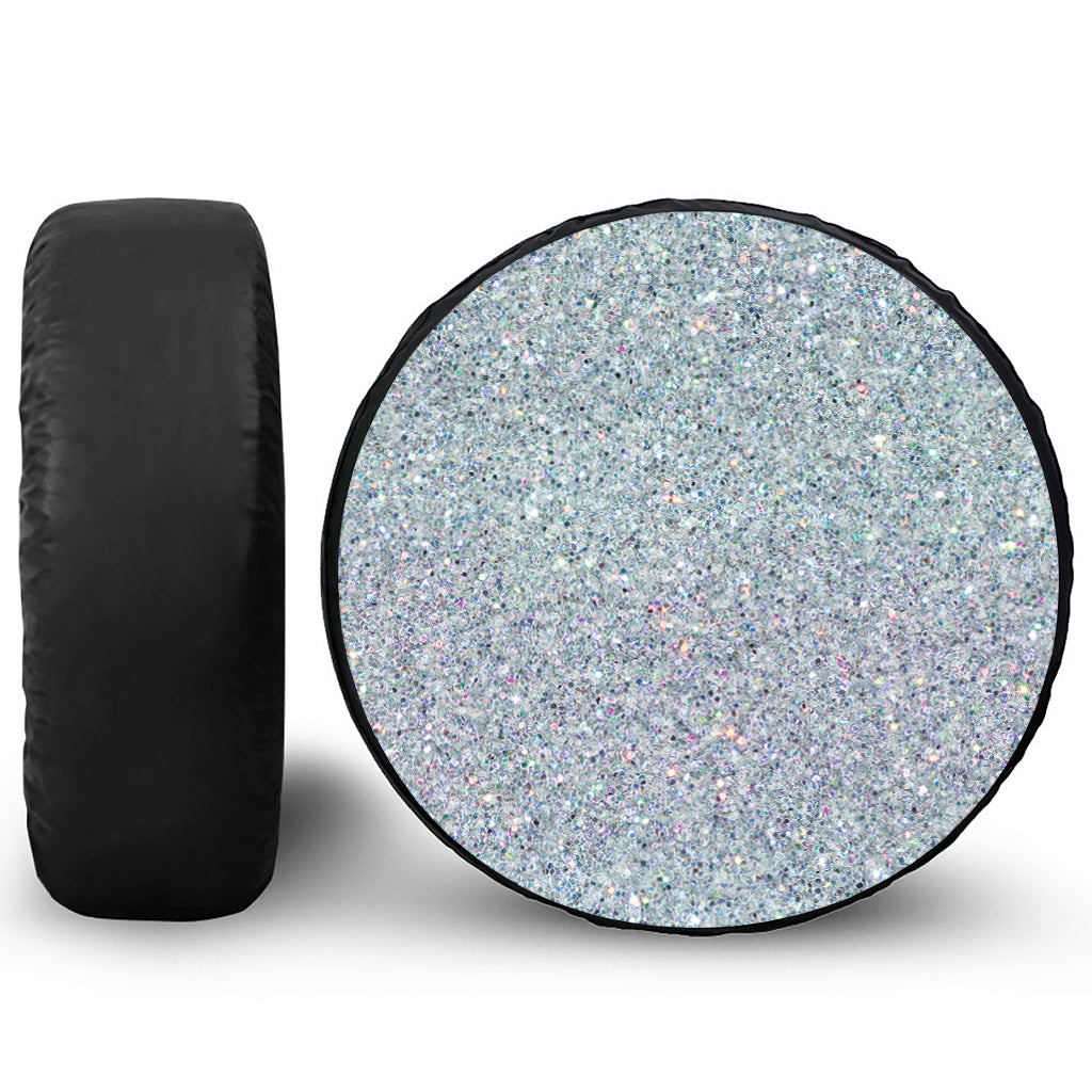 Diamond (NOT Real) Glitter Print Tire Cover
