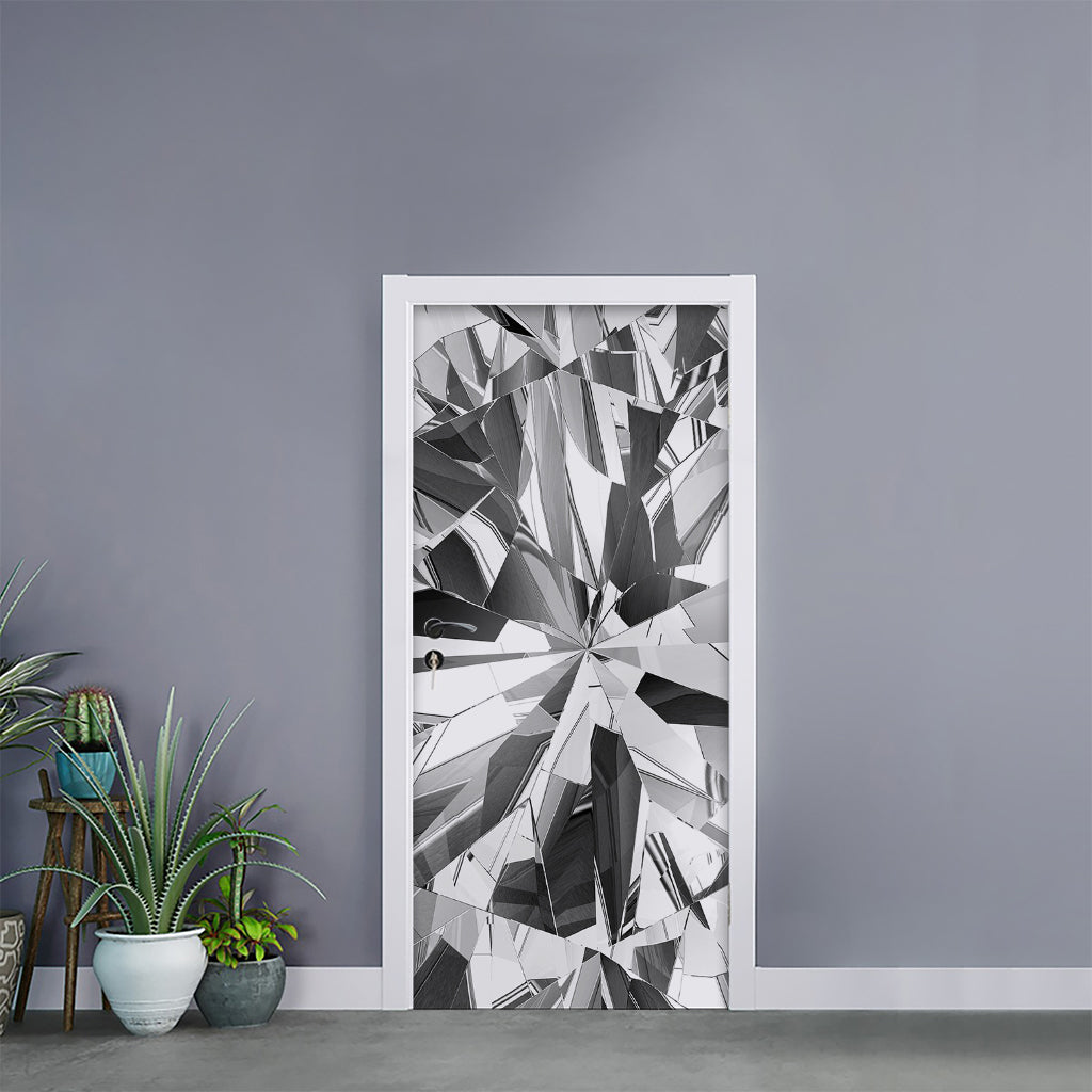 Diamond Print Door Sticker