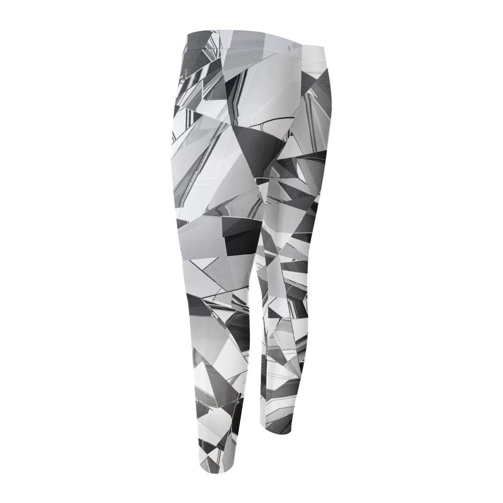 Diamond Print Men's Compression Pants