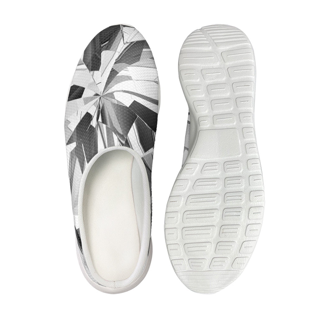 Diamond Print Mesh Casual Shoes