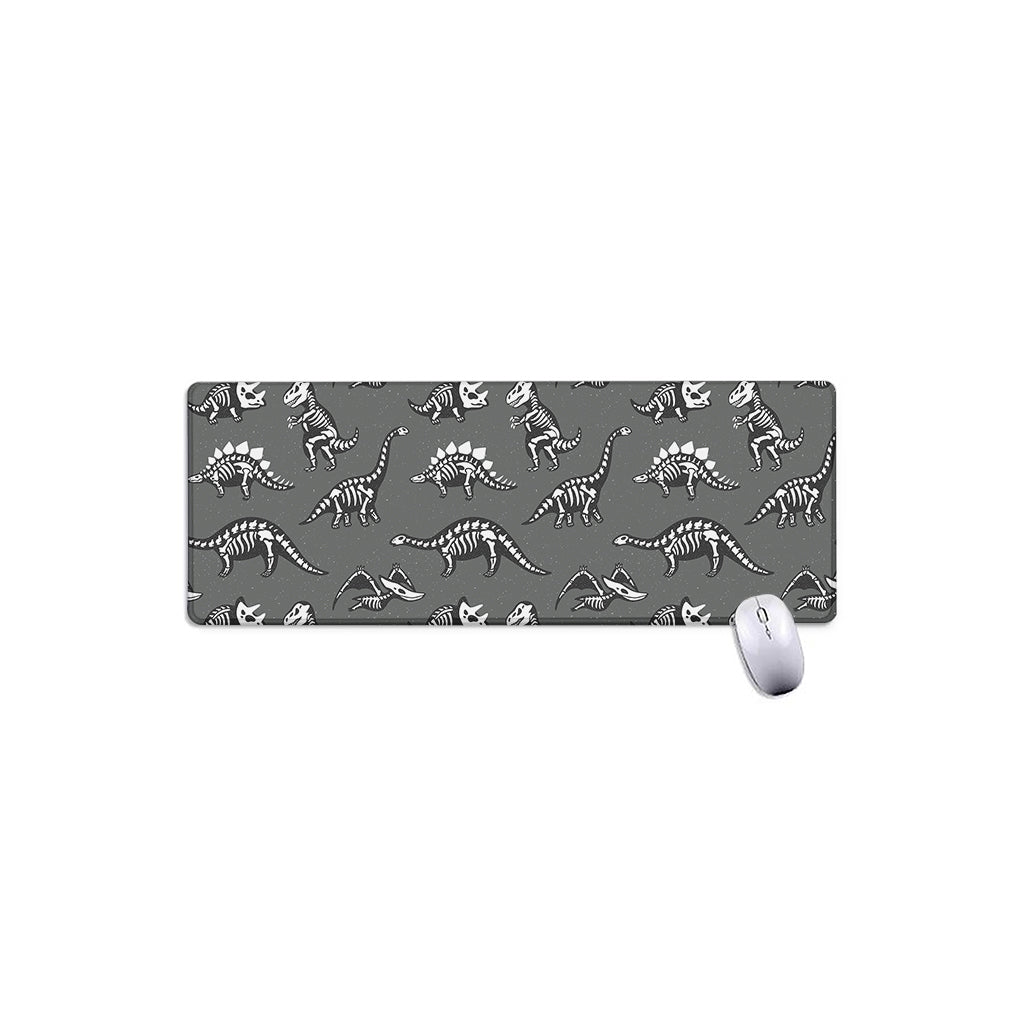 Dinosaur Fossil Pattern Print Extended Mouse Pad