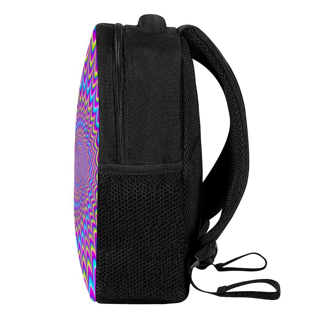 Dizzy Spiral Moving Optical Illusion Casual Backpack